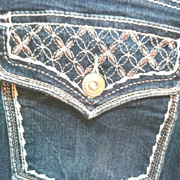 Rhythm in Blues Women's Denim Capri Jeans Size 14 - Picture 5 of 9